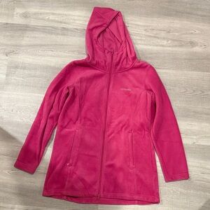 Columbia Fuchsia Hooded Fleece Jacket